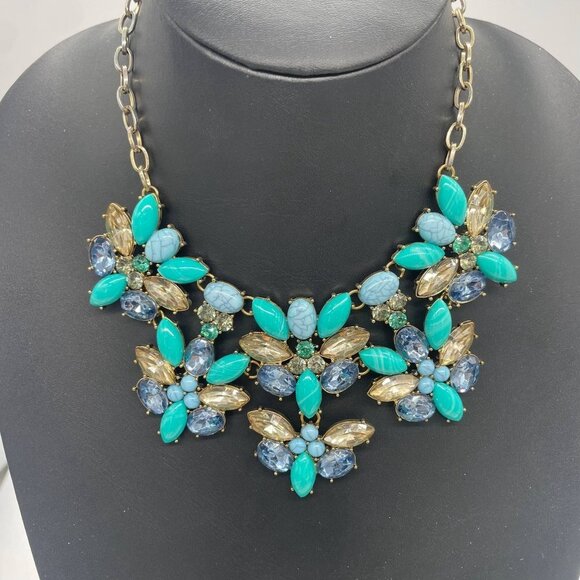 Sugarfix by BaubleBar Multicolor Crystal Butterfly Statement Necklace - Picture 2 of 8